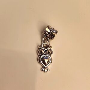 OWL  13 Charm for European Style Bracelets Fits Pandora Systems